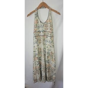 Aventura- Women's multi-color pattern organic cotton dress- size Medium
